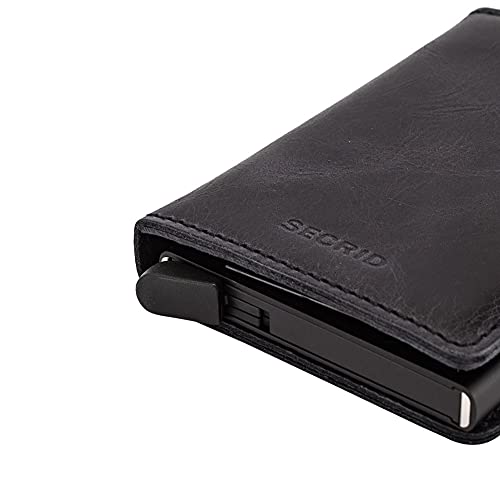 Image of Secrid Slim Wallet Original Leather With Rfid Safe Card Case