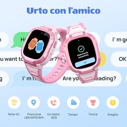 Mibro P6 Smartwatch Per Bambini 4G Con Sim E Gps Orologio Telefono Con 2MP Fotocamera E Wifi Videochiamata,Pulsante SOS,2ATM Impermeabile - 7