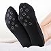 WISVOOO 3-6 Pairs No Show Socks Women Nylon Ultra Low Cut Non-Slip Thin Liner Socks Invisible Hidden for Flats