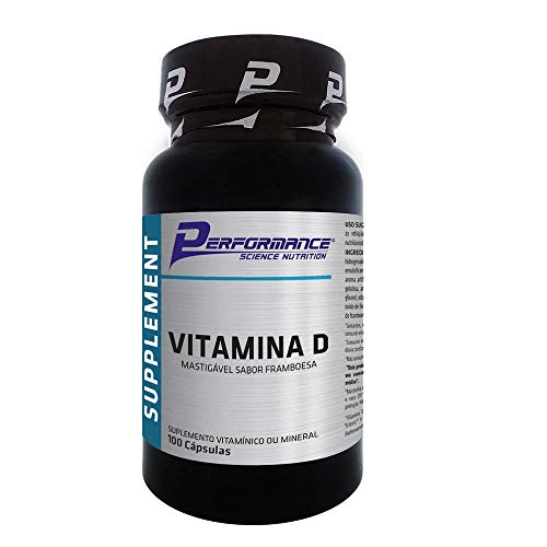 Vitamina D (100 caps) - Sabor Framboesa, Performance Nutrition