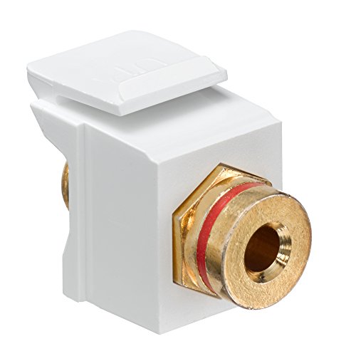 Adaptador Leviton QuickPort Banana Jack 40837-BWR miniatura 1