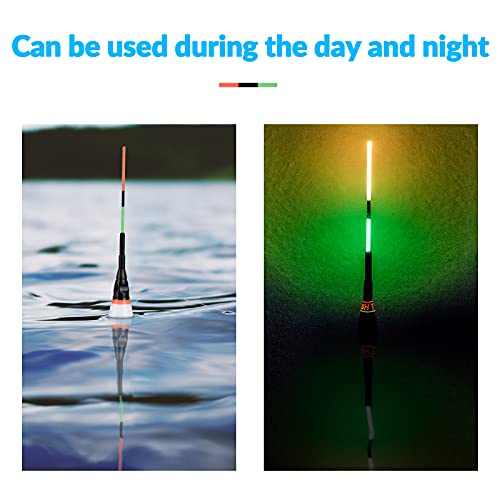 THKFISH-3-Stueck-Angelposen-LED-Posen-Angeln-Schwimmer-LED-Angel-Posen-Leuchtpose-mit-Batterie-Angelposen-Set