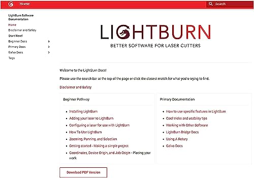 LightBurn Software, G-Code Lizenzschlüssel für Laser Graviermaschine, Unterstützt die LightBurn-Software für Laserschneider, Gravierer，G-Code-Version unterstützt XTool D1, Two Trees, NEJE Master, FoxA