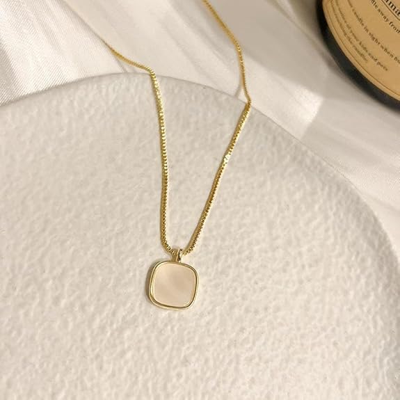 MIAMI pendant necklace chain for women girls Love anti tarnish stainless steel gold stylish Neck Chain | Heart Locket | Modern Design | Birthday Gift Valentine| Aesthetic Jewellery | Accessories 4
