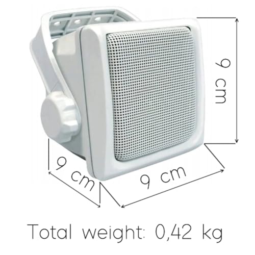 Altavoces universales impermeables de 4 ohmios y 60W para instalación en exterior e interiores 6