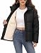 HEEKPEK Winterjacke Damen Gefüttert Steppjacke Fleece Mantel Damen-jacken