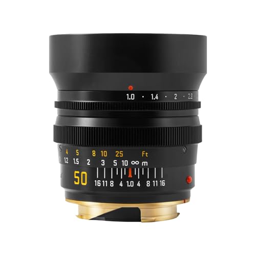 DJOPTICALDJ-Optical NyctaLux 50mm f/1.0 Mマウント ブラックアルマイト   DJ-50F1M-Bの商品画像（ソフマップ）
