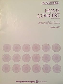 Paperback Home Concert, Violin Parts Book