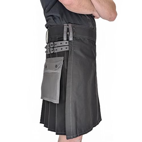 Standard Black Utility Kilt Night Fury Edition 47-49