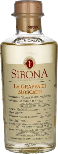 Sibona La Grappa di MOSCATO 40% Vol. 0,5l Cover