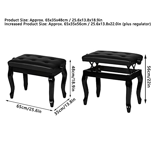 Alvinlite Tabouret De Piano, Tabouret De Piano De Levage De Coussin en Cuir PU Réglable Convient pour La Bande De L’école À La Maison - Les Beatles, Paul McCartney, John Lennon, RIngo Starr, George Harrison Alvinlite Tabouret De Piano, Tabouret De Piano De Levage De Coussin en Cuir PU Réglable Convient pour La Bande De L'école À La Maison – Image 6