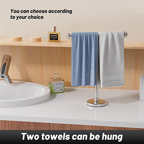 Vehhe Hand Towel Holder Stand - Stainless Steel Hand Towel Stand With Suction Cups, Countertop Free Standing Hand Towel Holder For Bathroom, Kitchen Or Vanity #TOP2