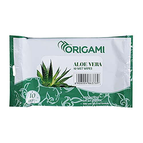 Image of Origami Wipes 15x20cm- 10 Pulls Per Pack - Pack of 10-100 Wipes - Assorted Fragrances
