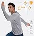 TELALEO 3 Pack Men's UPF 50+ Sun Protection Lightweight Hoodie Performance Long Sleeve SPF UV Shirt for Fishing Running M