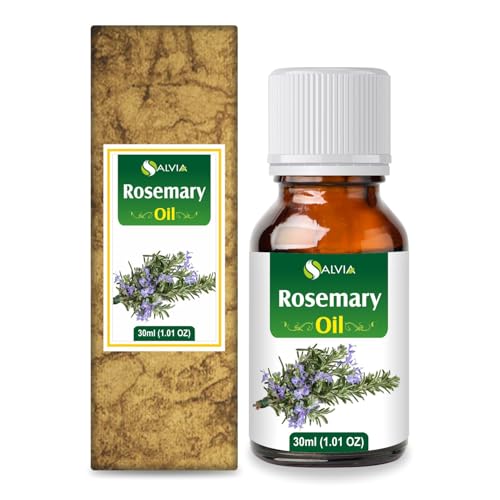 Image of Salvia Rosemary Oil (Rosmarinus officinalis) Essential Oil for Aromatherapy & DIY Blends - Herbal Oil for Skincare, Massage & Fragrance Use - 30 ml / 1.01 fl oz