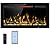 Kentsky 33" WiFi Electric Fireplace Inserts, Recessed and Wall Mounted Fireplace Heater W/Adjustable Flame Color & Brightness, Thermostat, 9H Timer, App and Remote Control, 750/1500W