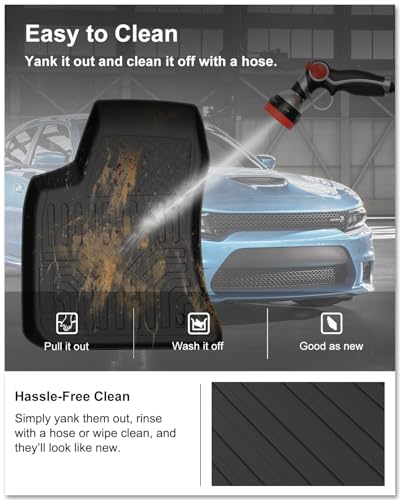 Image of Kiwi Master Floor Mats for 2011-2023 Dodge Charger RWD /Chrysler 300 RWD