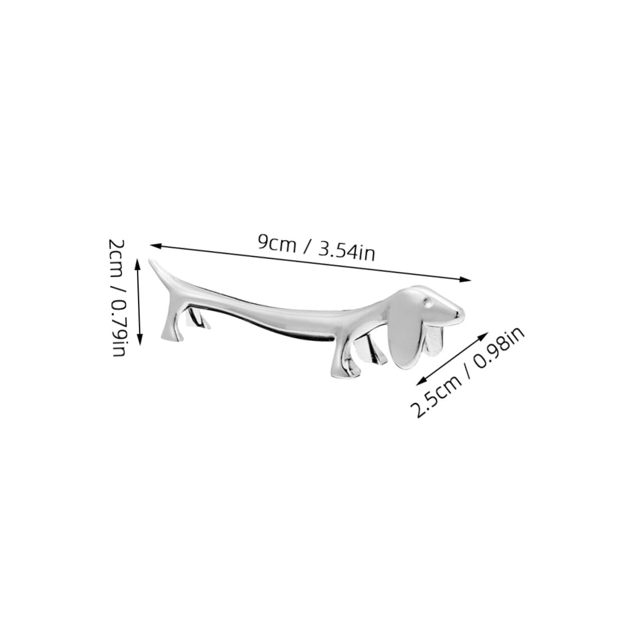 PRETYZOOM 3Pcs Dog Shape Spoon Rest Multifunctional Chopstick Holder for Tabletop Use Cute Design for Dining Table Decor for Restaurants and Celebrations