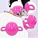 rockible Water Filled Kettlebell Fitness Equipment Adjustable Weights Durability Strength Traning with Double Handle, Pink