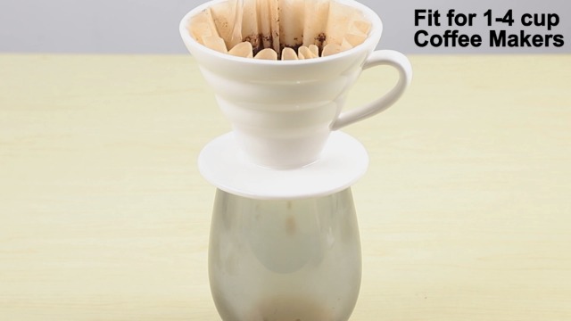 EUSOAR 1-4 Cup Disposable Coffee Filters, 100 count Filter Replacement,  Natural Brown Unbleached, fit small Basket Style Single Serve Coffee  Makers, for Home Office Use Pour Over and Drip Coffee Maker: Home & Kitchen  - Amazon.com