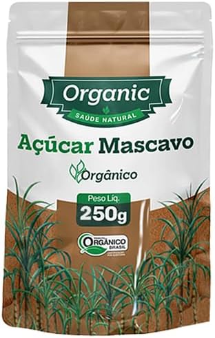 Açúcar Mascavo Orgânico Organic 250g