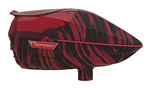 VIRTUE Spire 200 Electronic Paintball Loader/Hopper - Graphic Red