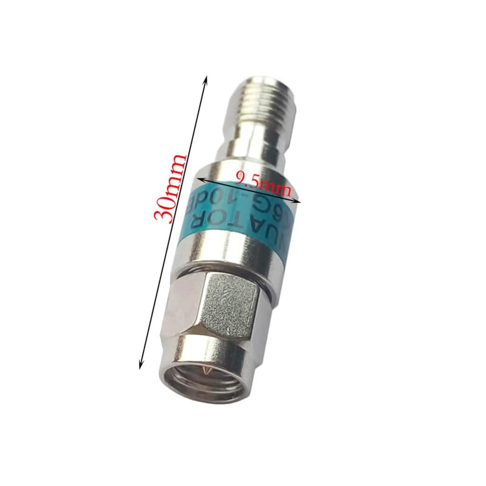 Attenuatore SMA da 2 W DC-6 GHz, da SMA a femmina 50 Ohm coassiale, per telecomunicazioni 10 dB