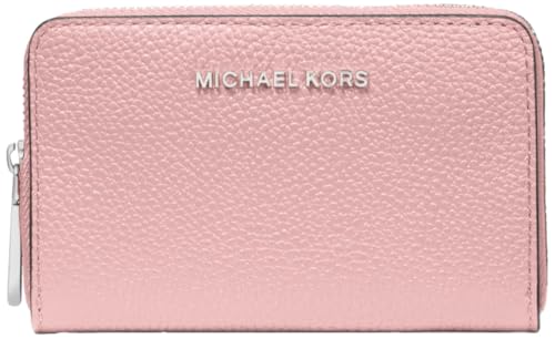 Michael Kors Jet Set Small Zip Around Card Case, Smokey Rose