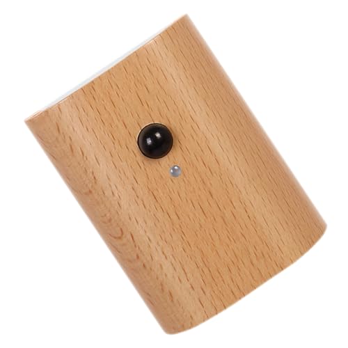 Lámpara LED de pared para pasillo y dormitorio con luz de madera USB