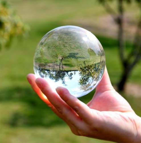 Bola de cristal de cristalografía pura de 18cm con base decorativa de lujo 6