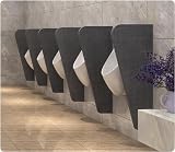 DAMII Partición de urinario, partición de Inodoro con mampara de urinario, Deflector de urinario, para escuelas/guarderías/centros comerciales/Lugares públicos
