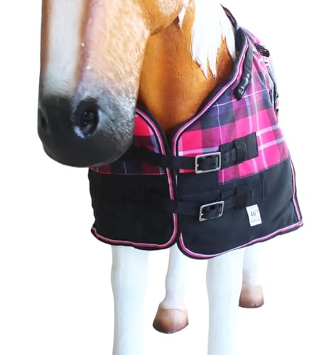 Image of CHALLENGER 1200D Foal Winter Blanket Miniature Pony Donkey Bellyband Turquoise Rustic