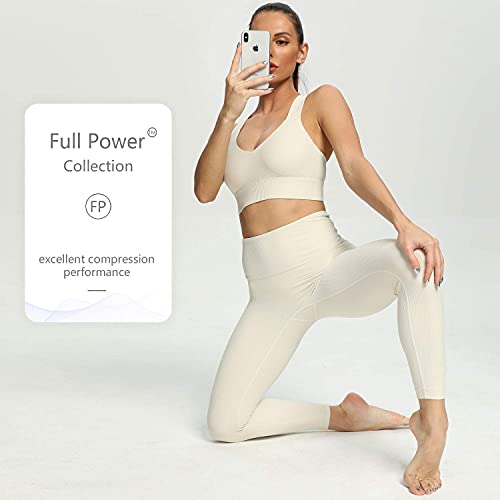 Altiland Yoga Workout Gym Leggings For Women High Waisted Tummy Control 7/8 Athletic Running Capri Pants 24 Inch Inseam thumb #4