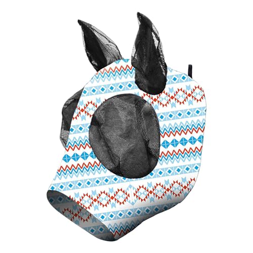 Protezione anti-mosche per, morbida sulla pelle, morbida protezione UV, traspirante, per una protezione confortevole, trasparente, per allenarsi e cavalcare all'aperto