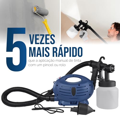 HOLTTER Pistola Eletrica de Pintura Pistola Pulverizadora Profissional de Tinta Máquina de Pintar Pa