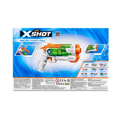 ZURU - XSHOT - Fast Fill - Micro - Water Blaster - Water Gun - Outdoor Play - Fast Fill - Shoots up to 8m - 56220-2023 - Image 4