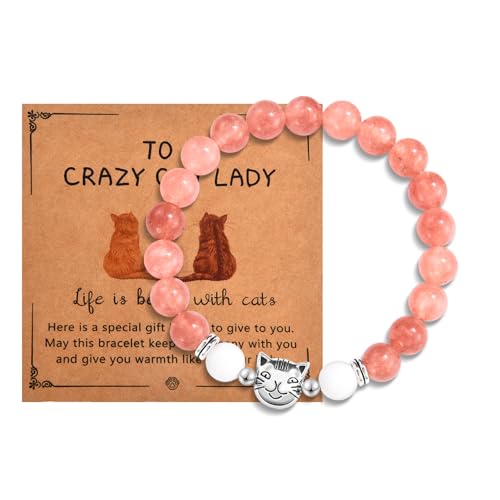Cadeaux pour femme : finis les bijoux ternes avec ce bracelet à perles chat
