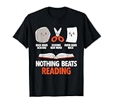 Rock Paper Scissors Nothing Beats Reading T-Shirt