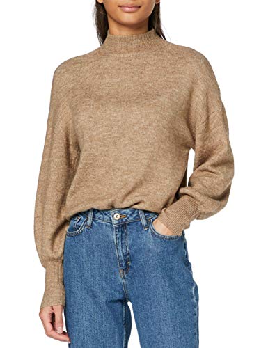 Vero Moda VMSIMONE LS Highneck Blouse GA Noos Blusas, Sepia Tint, XL...
