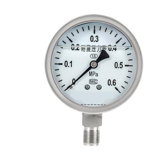 Manomètre de pression air eau huile hydraulique vacuum 1.6Mpa G1/2