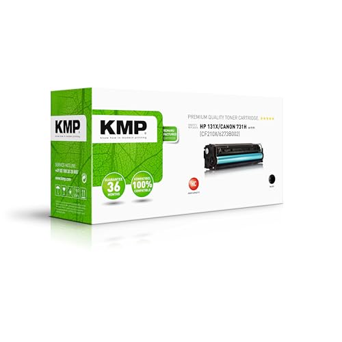 Cartouche toner KMP CF210X noir idéale pour imprimer vos dossiers de télétravail
