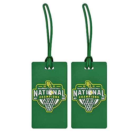 Baylor Bears 2021 NCAA Men's Basketball National Champions Pack of 2 Luggage Tags