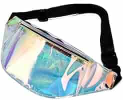 Holografische heuptas fanny pack groen kopen