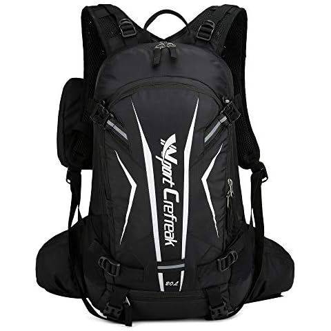 Ynport Crefreak Biking Backpack 20L Cycling Rucksack Water Repellent Bicycle Daypack Outdoor Climbing Hiking Riding Bag Cover