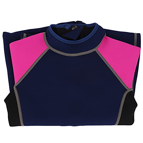 Roupa de Mergulho Infantil de 2mm, Manga Longa, Protetor Solar, Mantém Aquecido Com Zíper Suave, 3 T