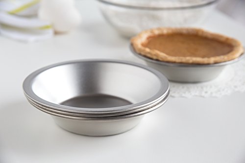 Fox Run Pie Pan Set, Tin-Plated Steel, 5-Inch, 4-Piece #TOP4
