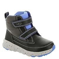 UGG Unisex Kids Dannie Weather Fashion Boot, Big Sky Black, 4 UK