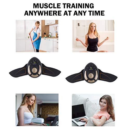 Dynwave Estimulador ABS Muscle Toner Workouts Portable Training Home Office Fitness - 2Pcs Arm Stimu