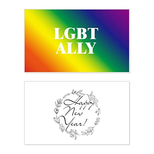 Tarjeta de bendición LGBT arcoíris, el regalo ideal para felicitar el Año Nuevo