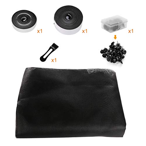 Fbve Magnetic Garage Door Screen With 4 Strapping Tapes For 1 Car Garage 9X7Ft, Reinforced Fiberglass Mesh Door Screen With Closure Weighted Bottom, Durable Magnetic Screen Door Curtain Cover Kit #TOP7